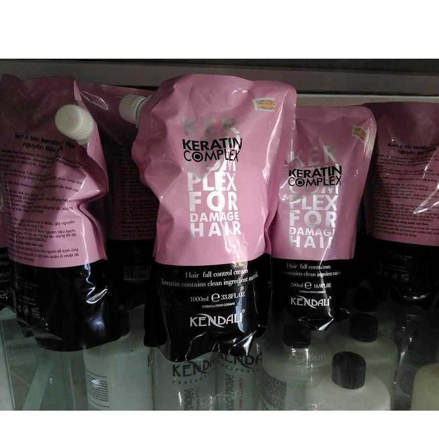Kem hấp dầu ủ tóc keratin kendali sử dụng nguyên liệu sạch 1000ml