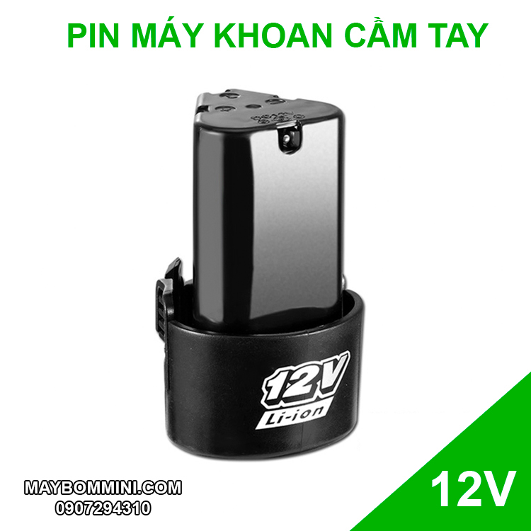 Pin máy khoan 12v cao cấp - pin khoan - pin máy bắt vít