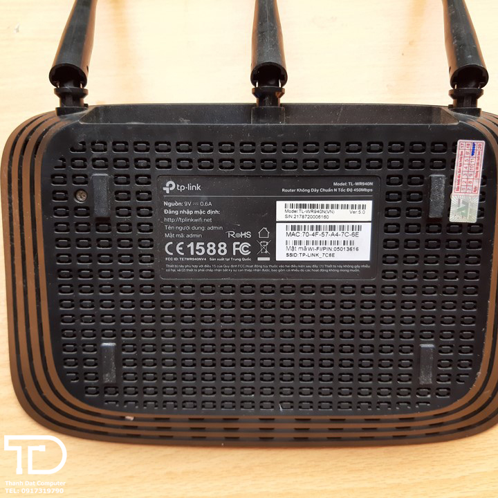 Bộ phát wifi TP LINK 940N 3 râu cũ tốc độ 450Mbps