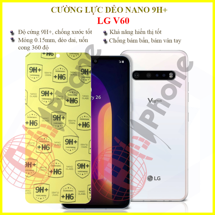 Dán cường lực dẻo nano lg v60