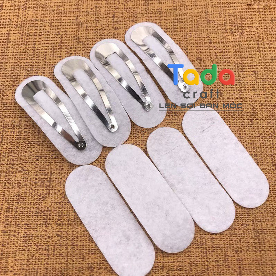 Phôi Vải Nỉ Dùng Lót Kẹp Tóc Handmade