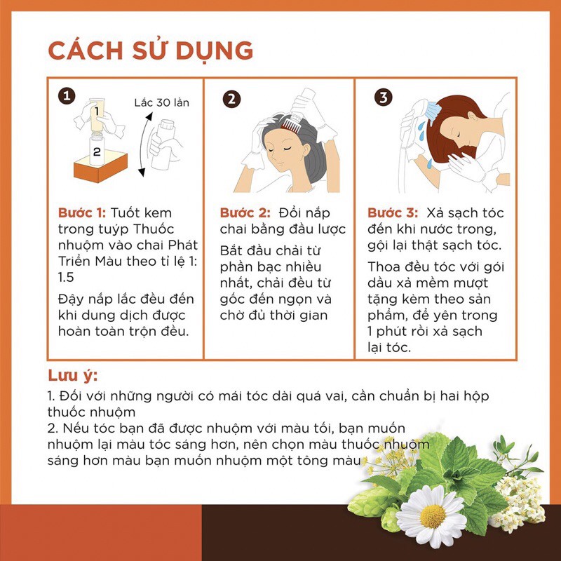 [HCM]  TÓC PHỦ BẠC BIGEN NỘI ĐỊA NHẬT (MÀU SỐ 3 - MÀU NÂU) - HÀNG NỘI ĐỊA NHẬT