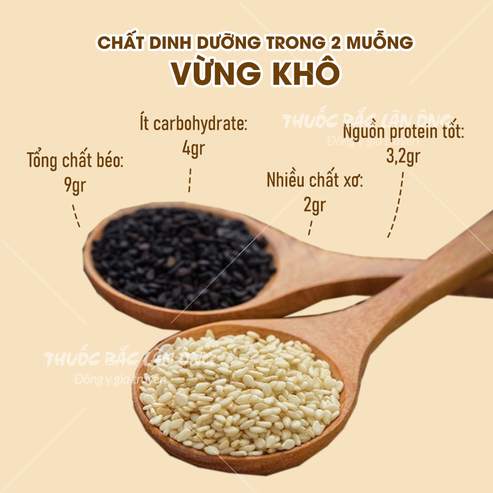 Hạt vừng, hạt mè khô, sạch loại ngon 100g