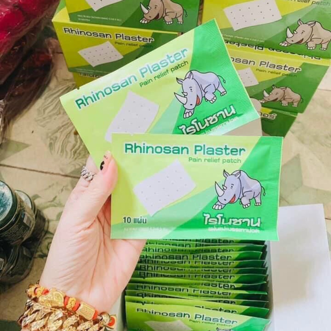 Miếng dán neobun thái lan giảm đau nhứt hiệu quả mẩu mới rhinosan