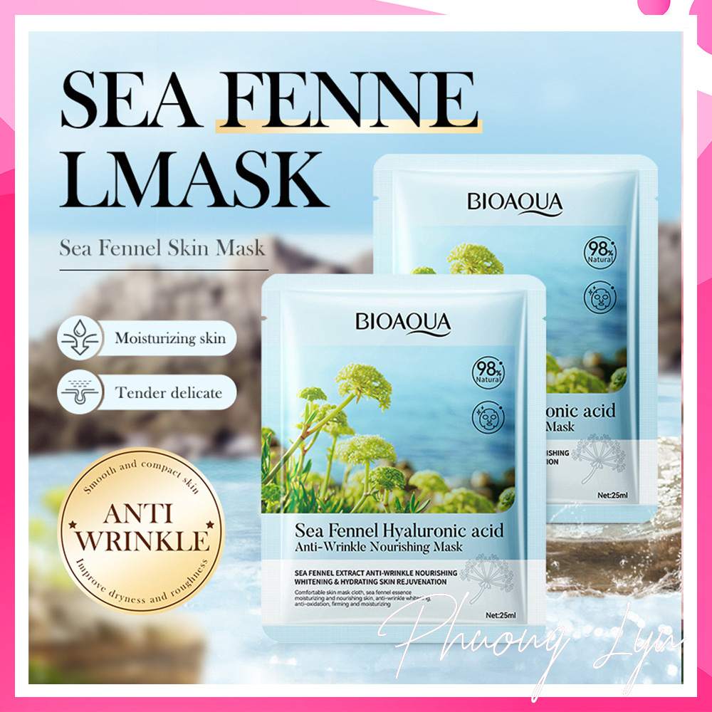 Jiuyumei sea fennel bioaqua mask moisturizing whitening skin whitening, replenishing Chinese domestic collagen