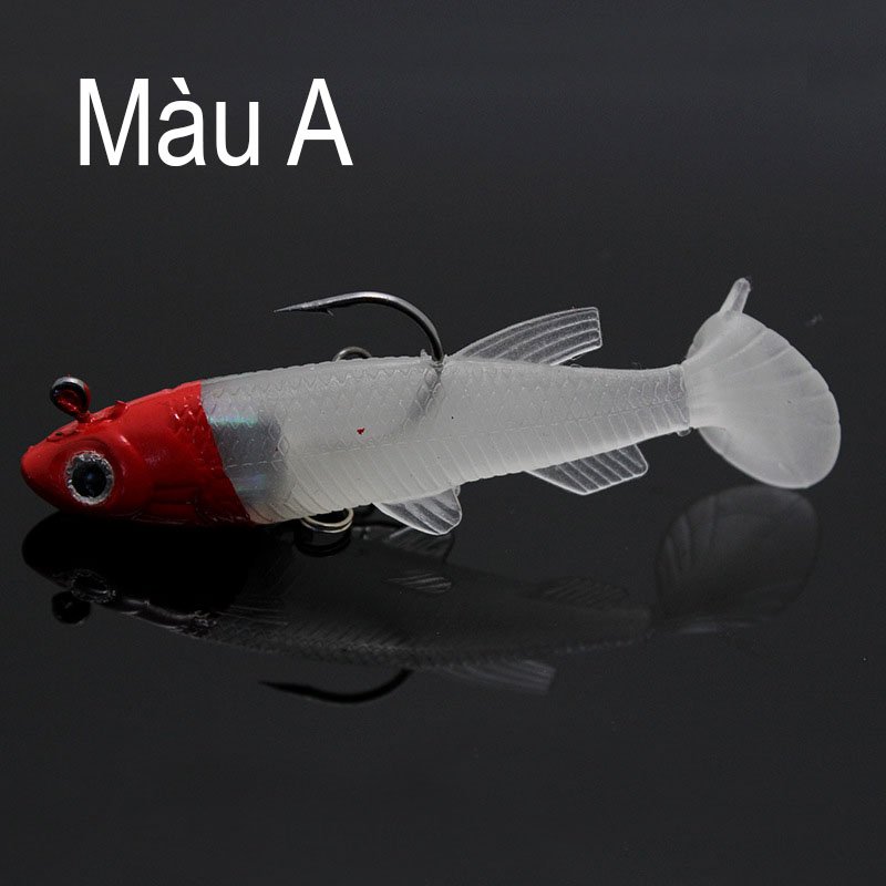 Mồi câu - Mồi câu lure cá mềm 2 lưỡi nhiều màu sắc câu cá siêu nhậy mã M20