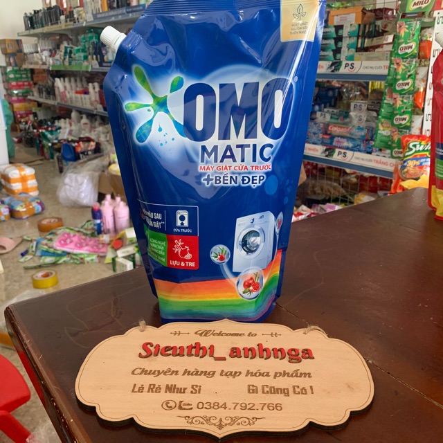 Túi Nước Giặt OMO Matic 2.0kg