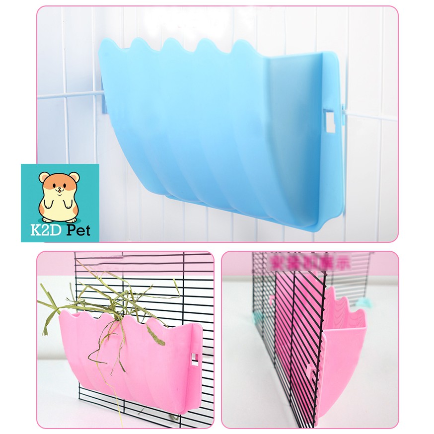 [Hoàn tiền 10%]Máng cỏ khô gắn lồng Guinea Pig (bọ ú chuột lang) thỏ sóc bắc mỹ chinchilla