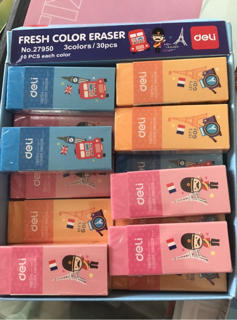 Tẩy Tháp Màu Deli 1 Cái
