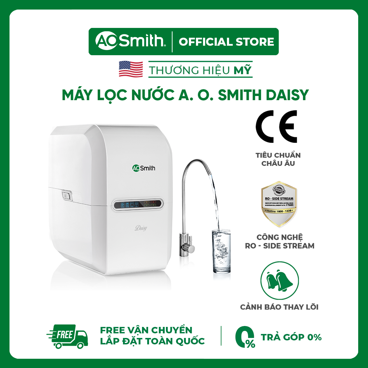 Máy Lọc Nước A. O. Smith Daisy