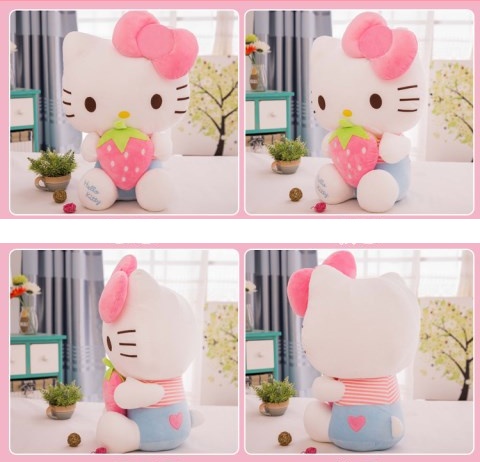 GẤU BÔNG HELLO KITTY ÔM TRÁI CÂY DỄ THƯƠNG SIÊU ĐÁNG YÊU