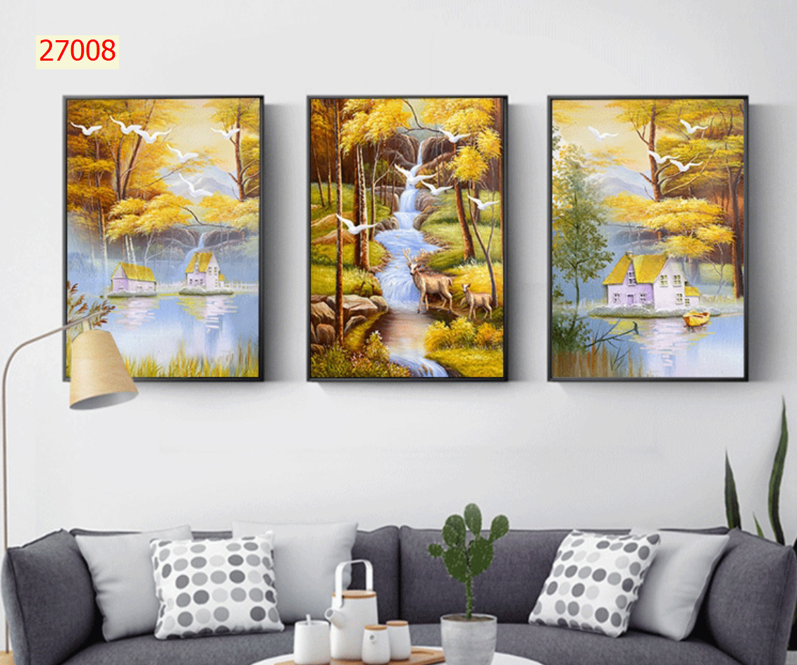 tranh treo tường phòng khách, phòng ngủ sang trọng HP01
