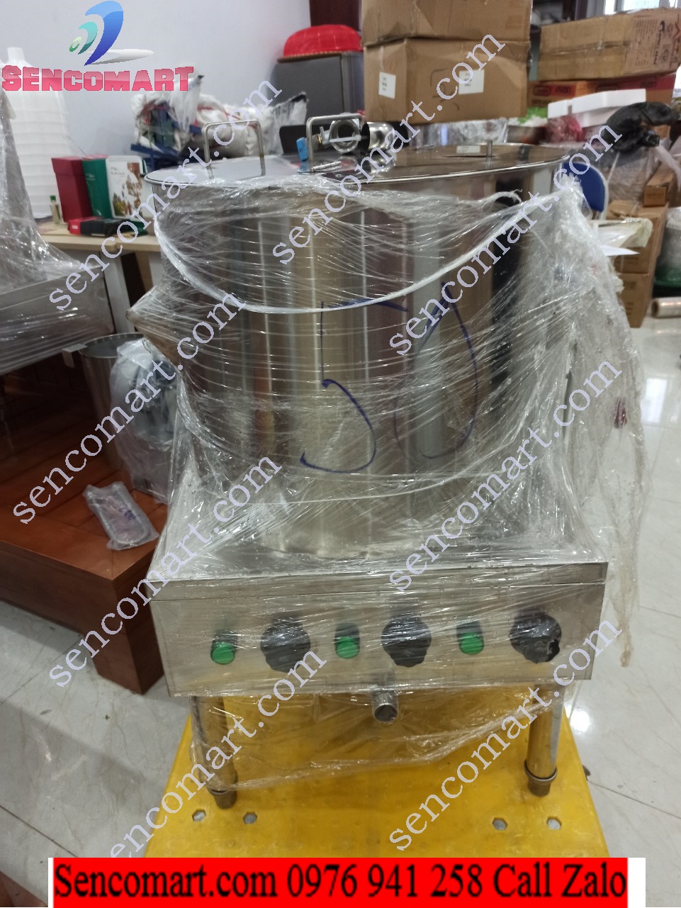 Nồi hầm xương-nhúng bún phở 50l - nồi nấu bánh chưng tiết kiệm thời gian cho bà con.