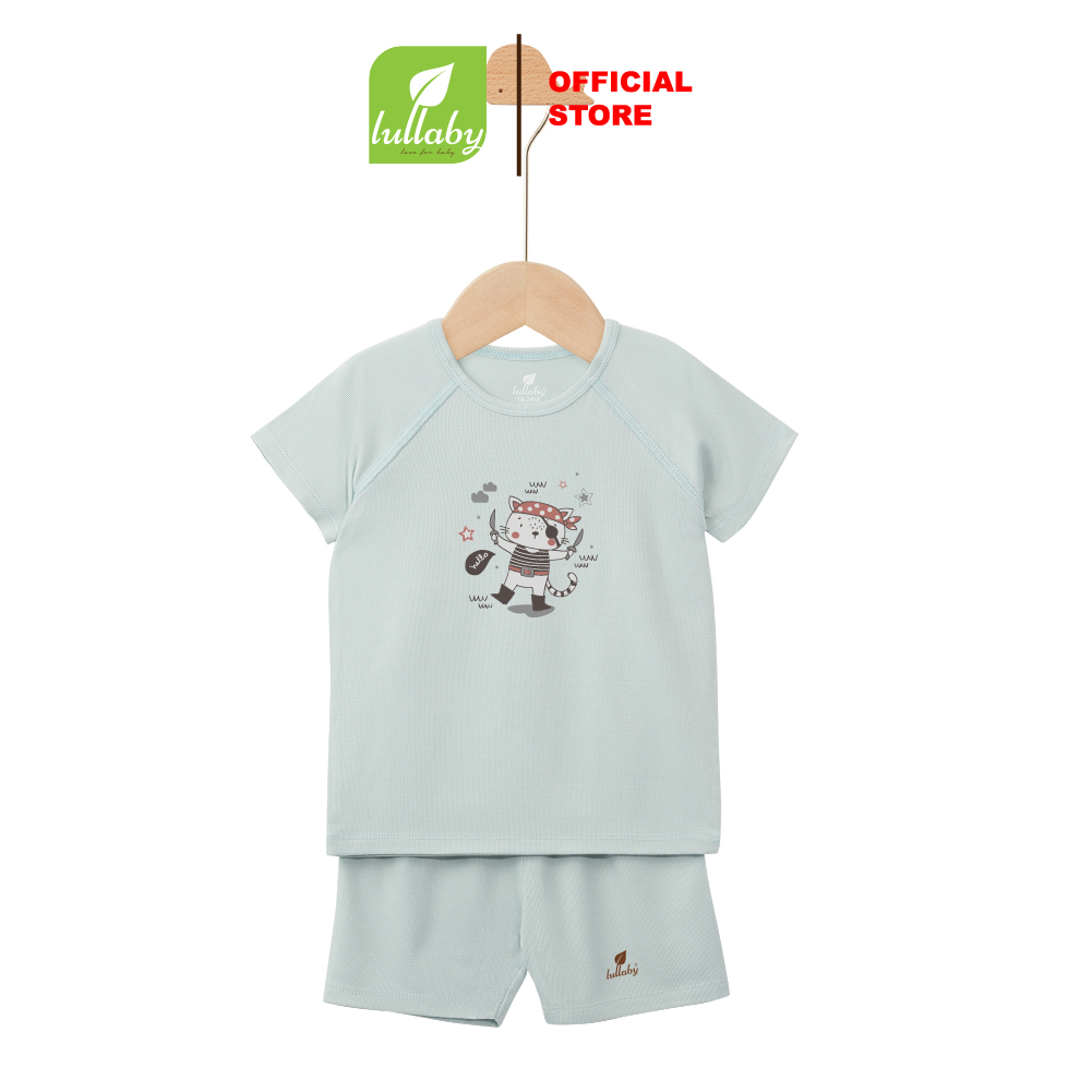 Lullaby - Bộ bé trai cộc tay raglan NH215V