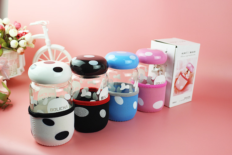 Bình Đựng Nước Hình Nấm Bolicha 300ml