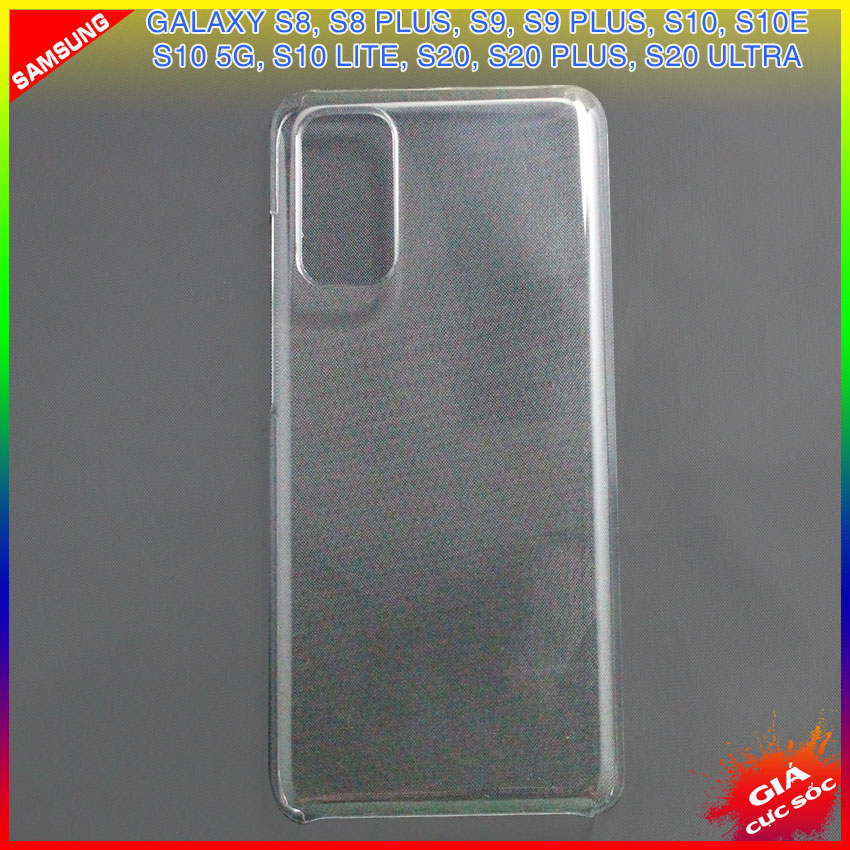 Ốp lưng nhựa cứng cho Samsung Galaxy S8, S8 Plus, S9, S9 Plus, S10, S10e, S10 5G, S10 Lite, S20, S20 Plus, S20 Ultra Remax trong suốt