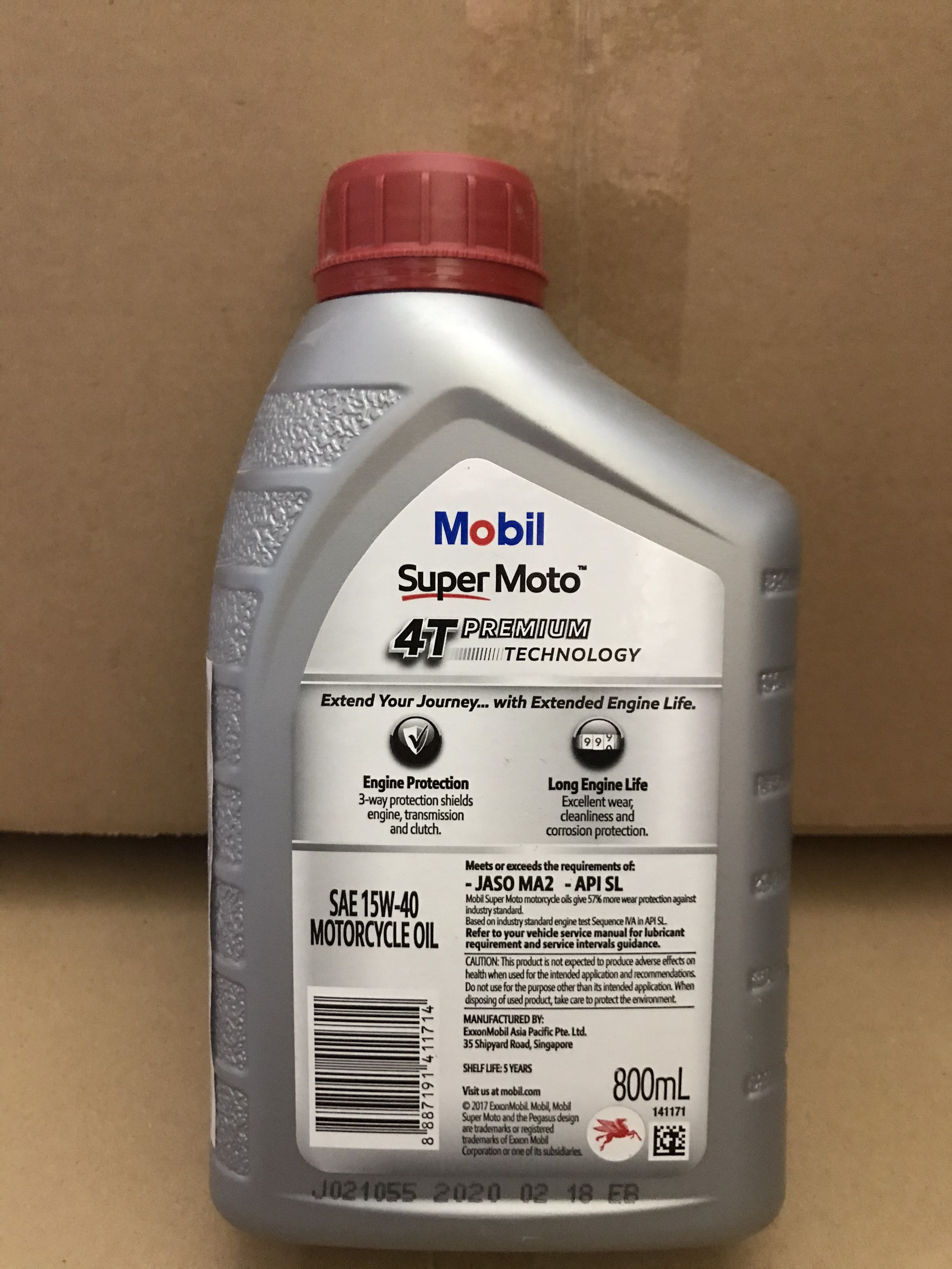 Dầu Mobil 15w40 800ml dành cho xe số