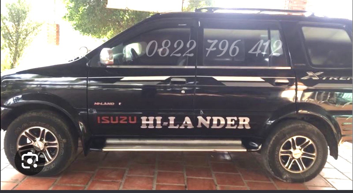 Tem dán sườn xe Isuzu Hi-Lander. Tem dán xe hilander xtreme