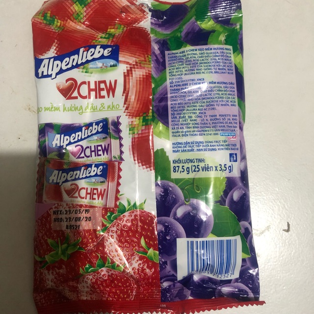 [HCM]Kẹo Mềm Alpenliebe Túi 87.5g