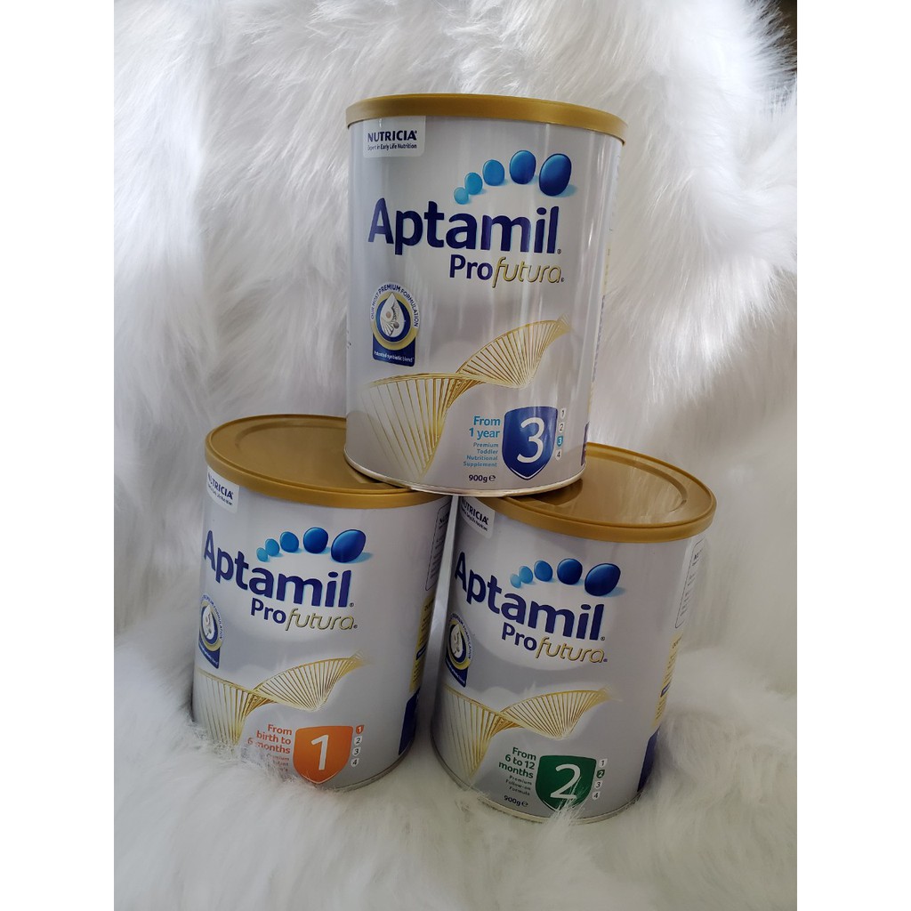 (Mẫu mới - Date mới) Sữa Aptamil Úc đủ số 1, 2, 3, 4 900g