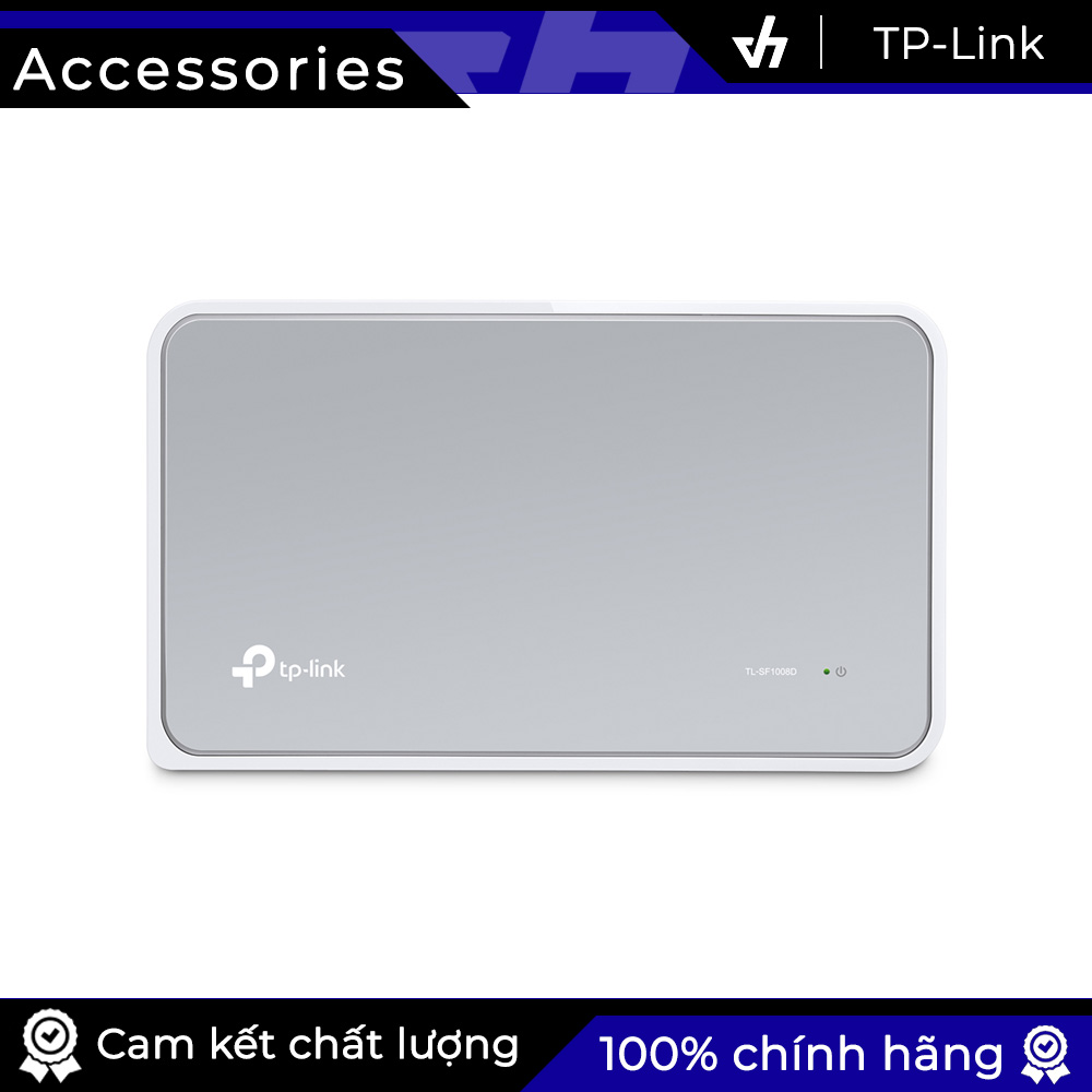 Switch TP-Link TL-SF1008D 8 Port hỗ trợ kiểm soát lưu lượng IEEE 802.3x đối với chế độ Full Duplex