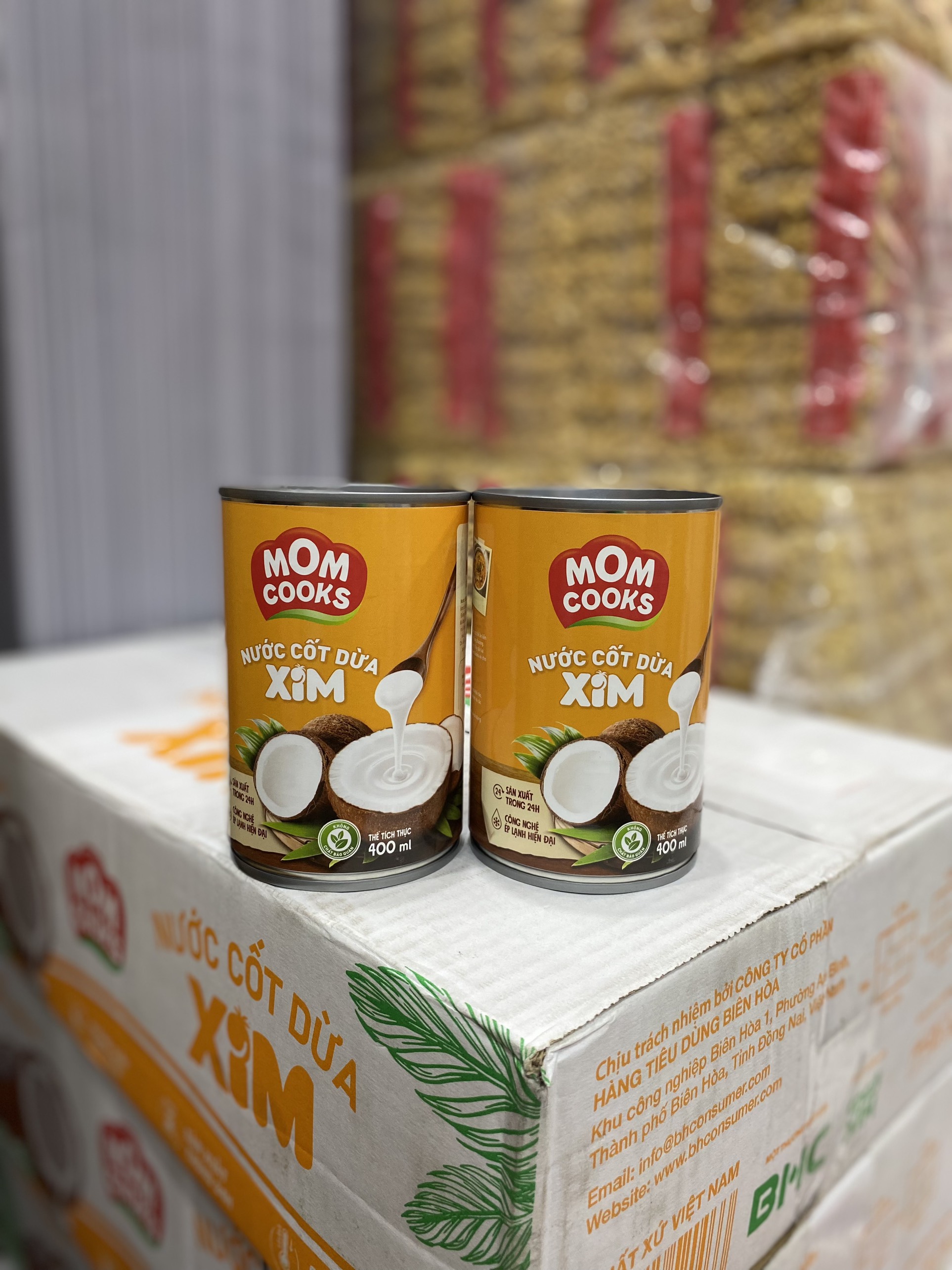 Nước cốt dừa Xim Mom cooks lon 400ml