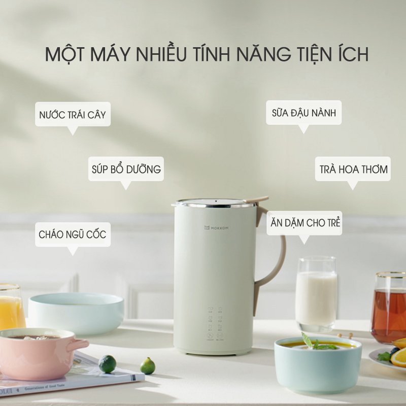 [HOT] Máy làm sữa hạt Mokkom 600ml