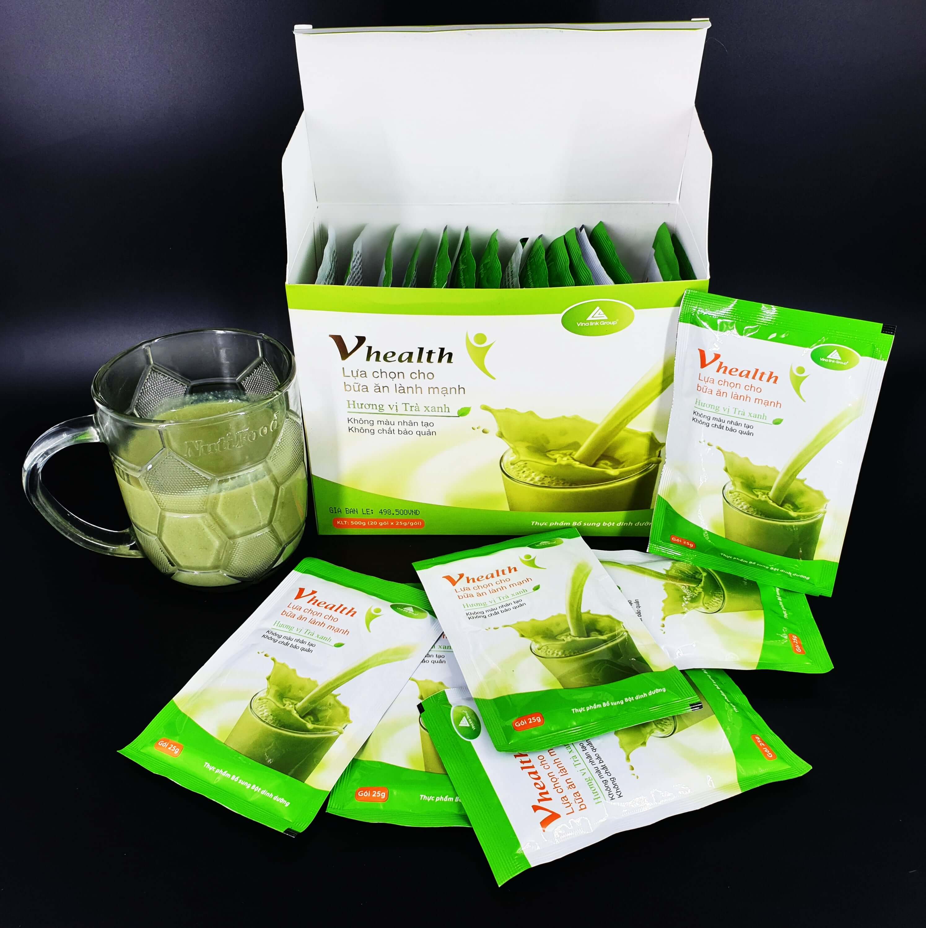THỰC PHẨM BỔ SUNG BỘT DINH DƯỠNG VHEALTH (VỊ TRÀ XANH)