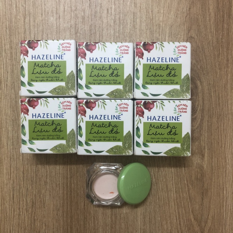 Set 6 hộp kem nén hazeline match lựu đỏ 3g
