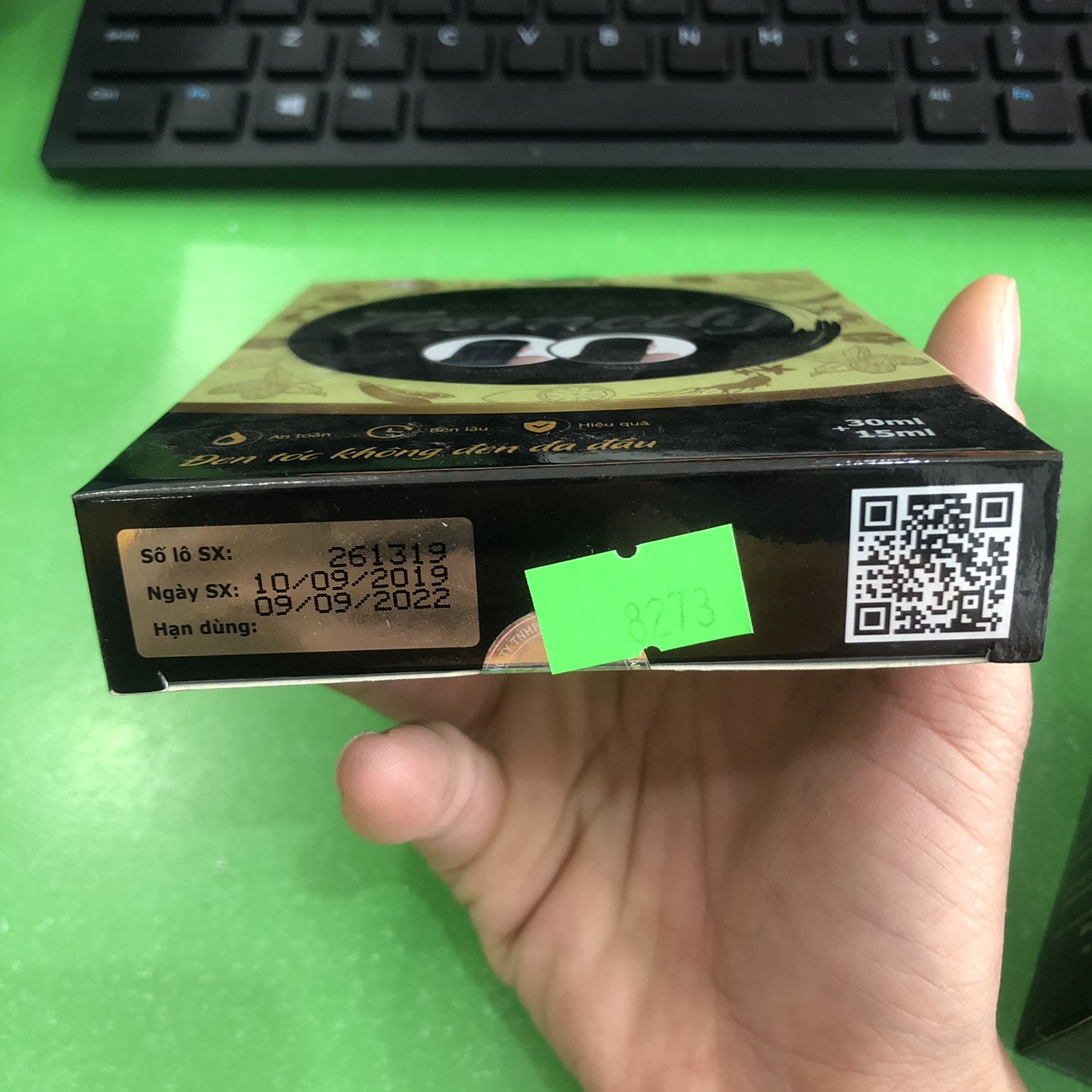 Nhuộm thảo dược Tosmedy ( Đen tóc không đen da đầu)