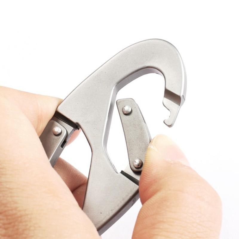 Móc khóa số 8 nhôm 7cm hai đầu (Bạc)