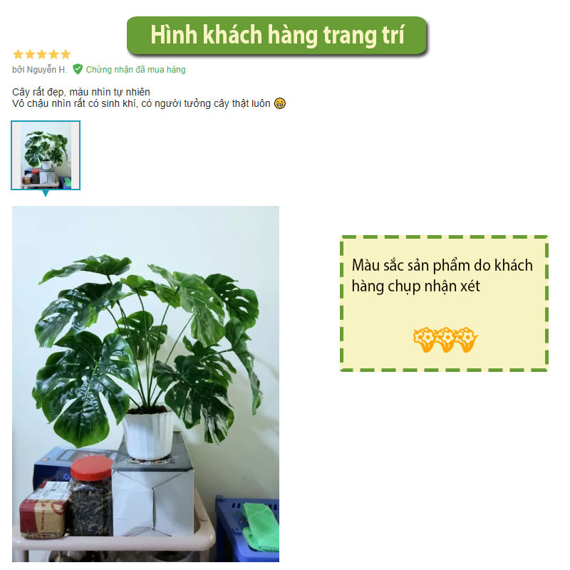 Artificial flowers Monstera bonsai trendiflower plant New flowers pattern catch the trends. the fake plants are identical to real plants.