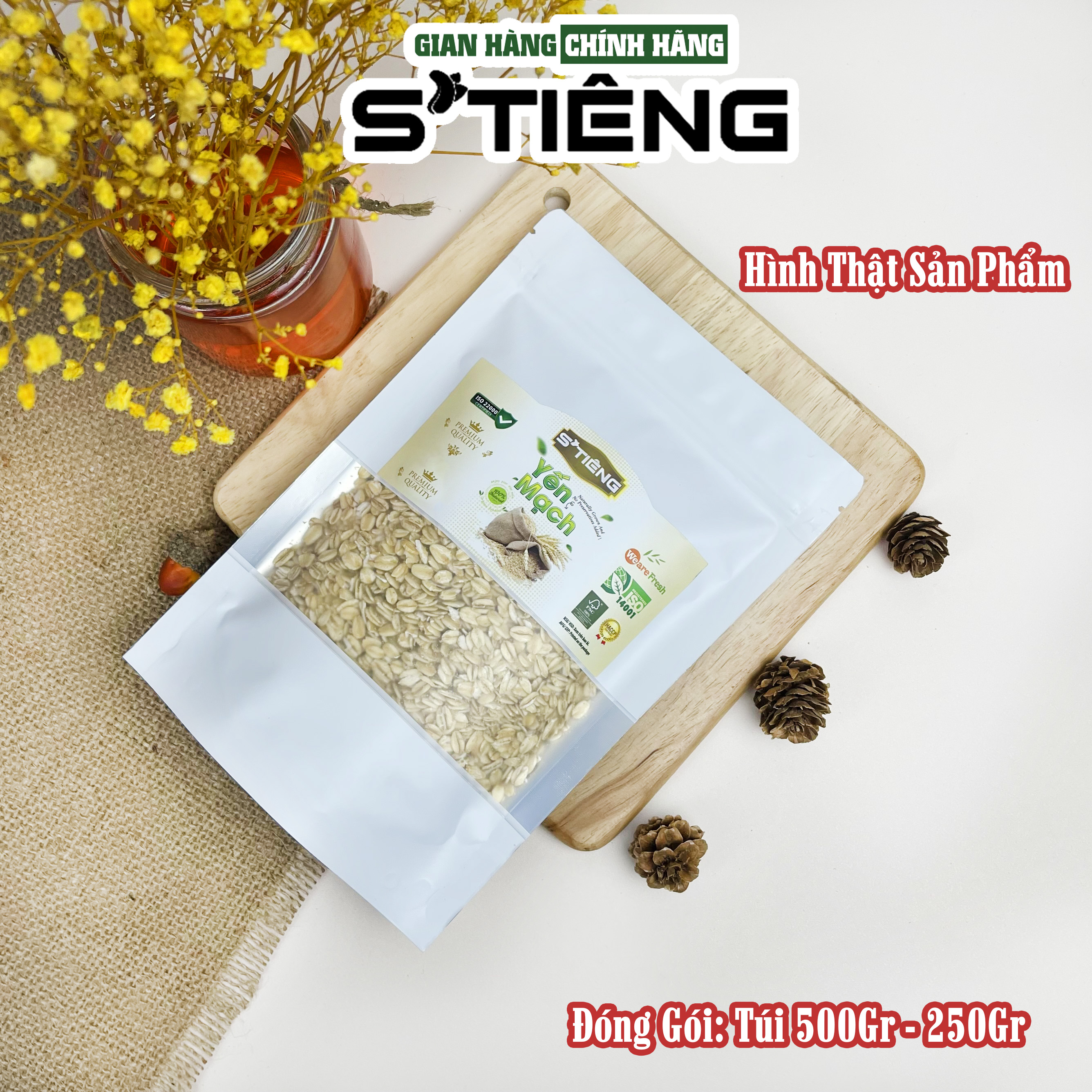Yến Mạch Cán Dẹt Ăn Kiêng Giảm Cân S'TIÊNG
