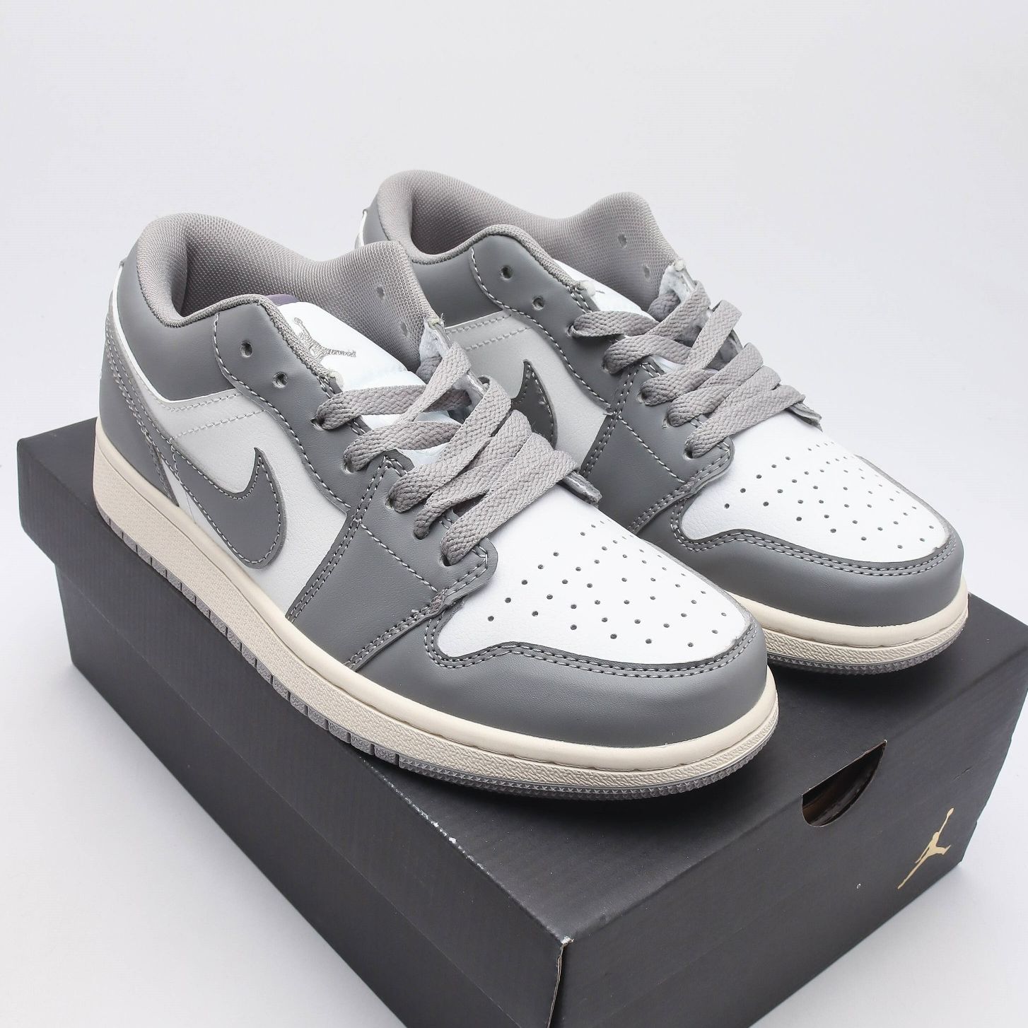 Air Jordan 1 Low"Vintage Grey Toe" 553558 053