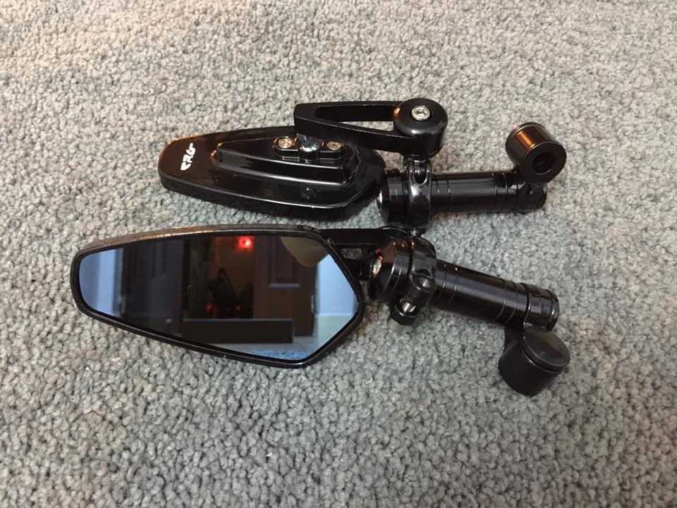 Gương / Kính chiếu hậu CRG cao cấp -mẫu gắn chân kính- (giá 1 cặp)