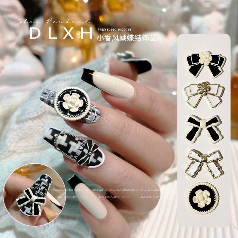 Phụ Kiện Cham Đính móng Kim Loại Mẫu HOT