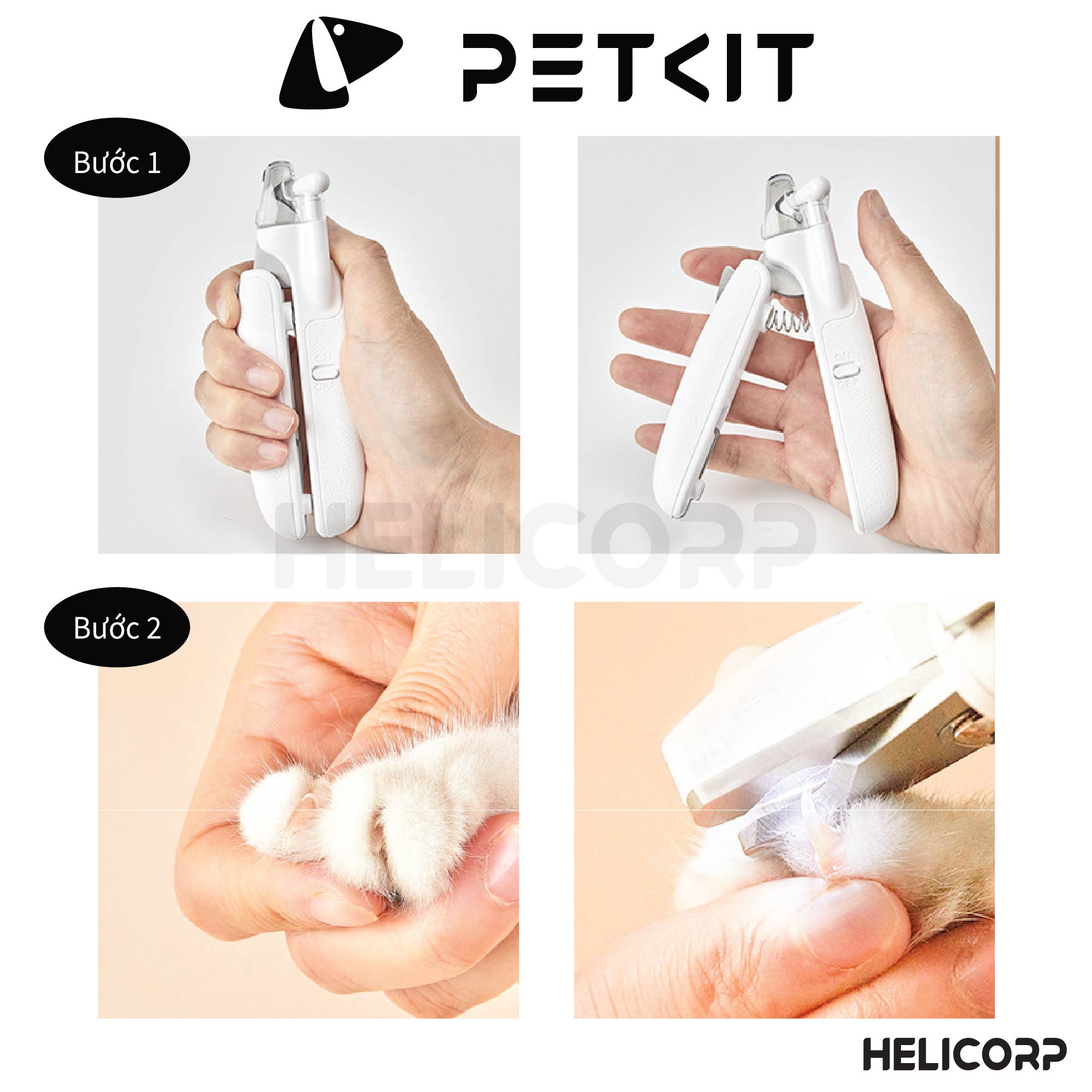 Kìm Bấm Cắt Móng Cho Chó Mèo Petkit
