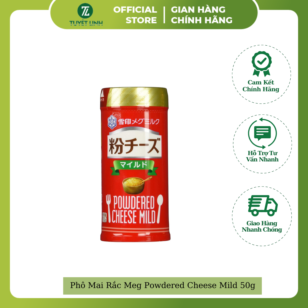 Phô Mai Rắc Meg Powdered Cheese Mild 50g