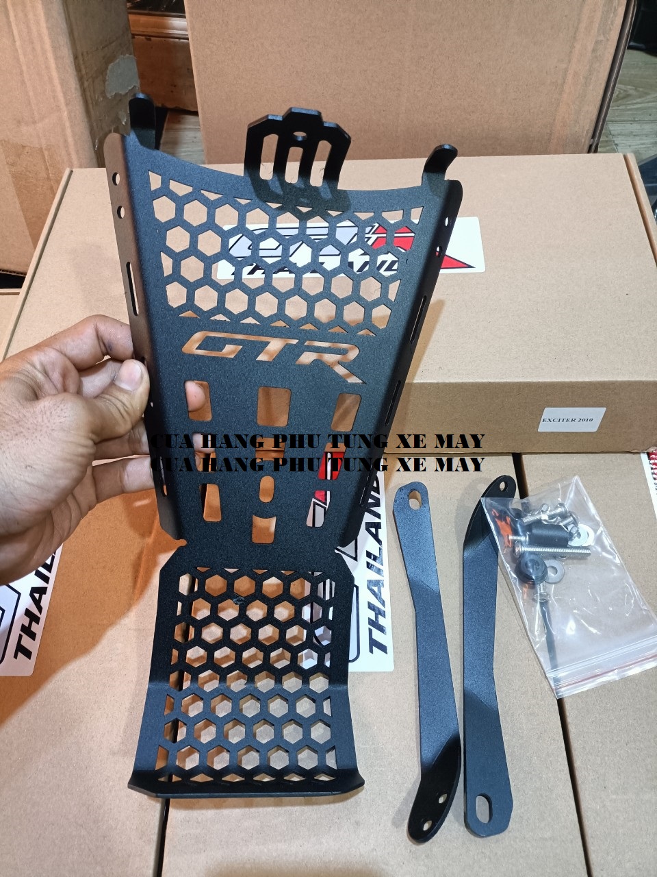 Baga giữa xe Exciter 2006 - 2010 nhôm CTR xịn