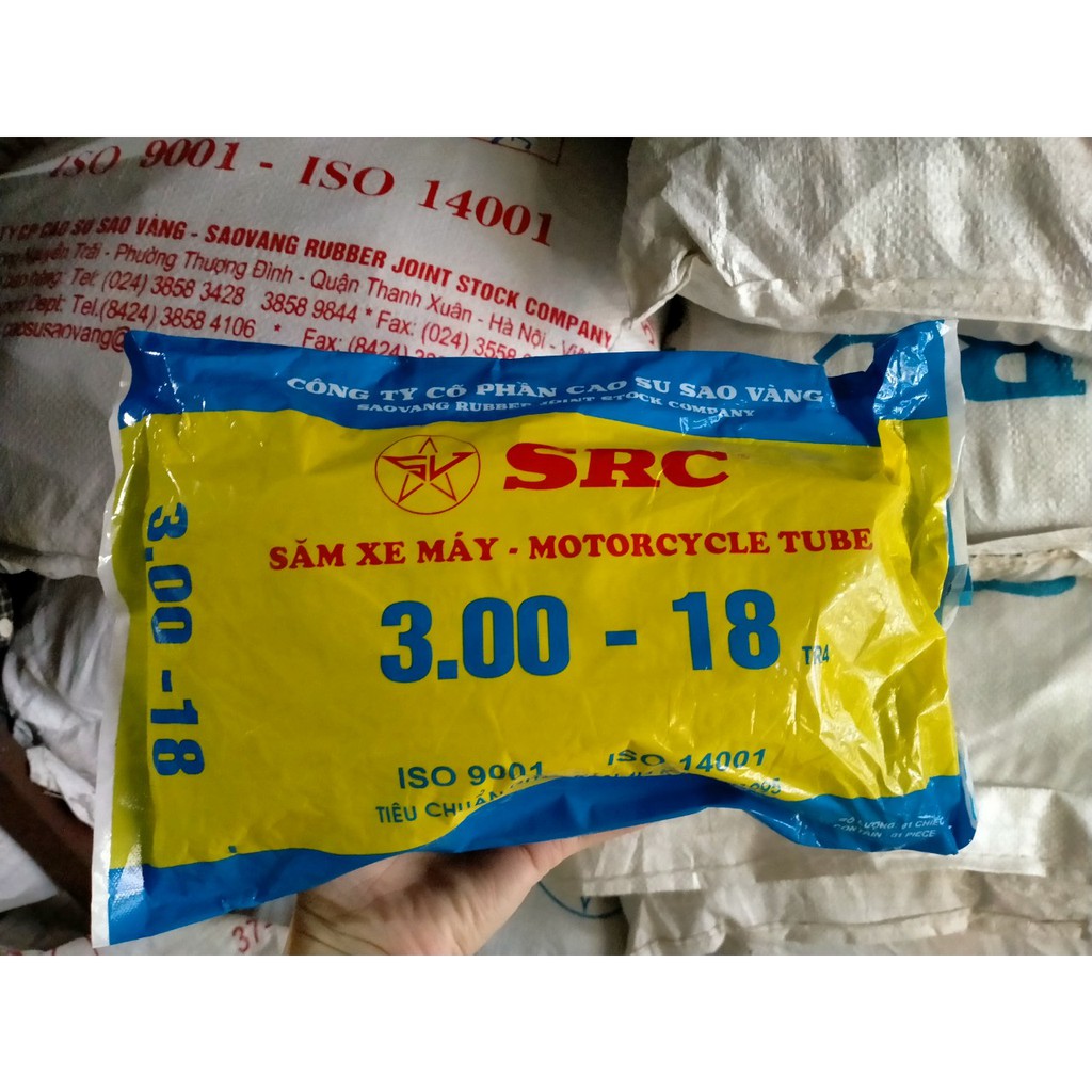 RUỘT (SĂM) XE MÁY MIN 300-18 SAO VÀNG