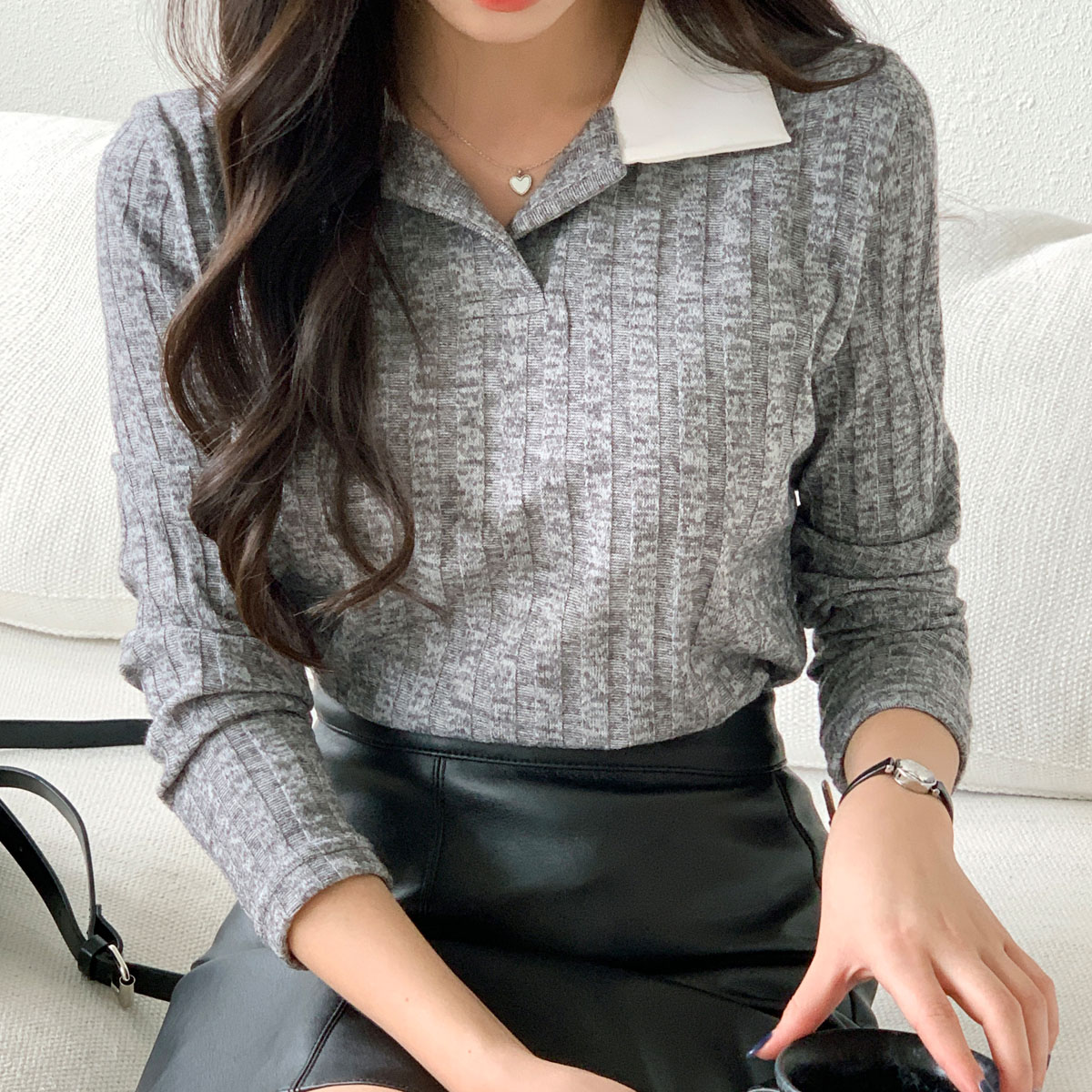 Áo thun len Run top Hàn Quốc