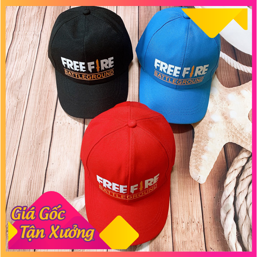 Nón Game Free Fire Kaki Nhiều Màu Cực Chất