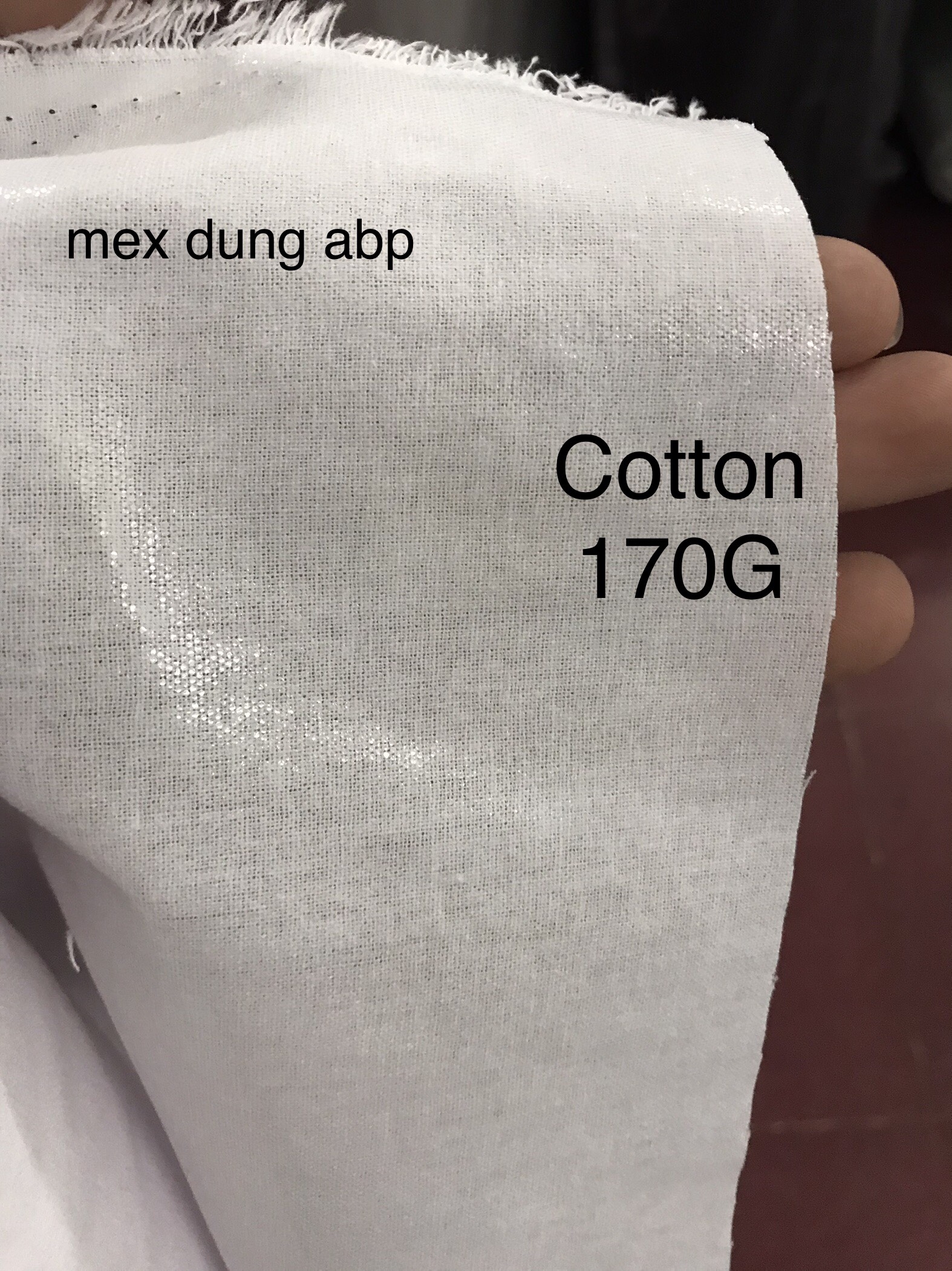 Keo vải cotton ( mếch vải ) mềm