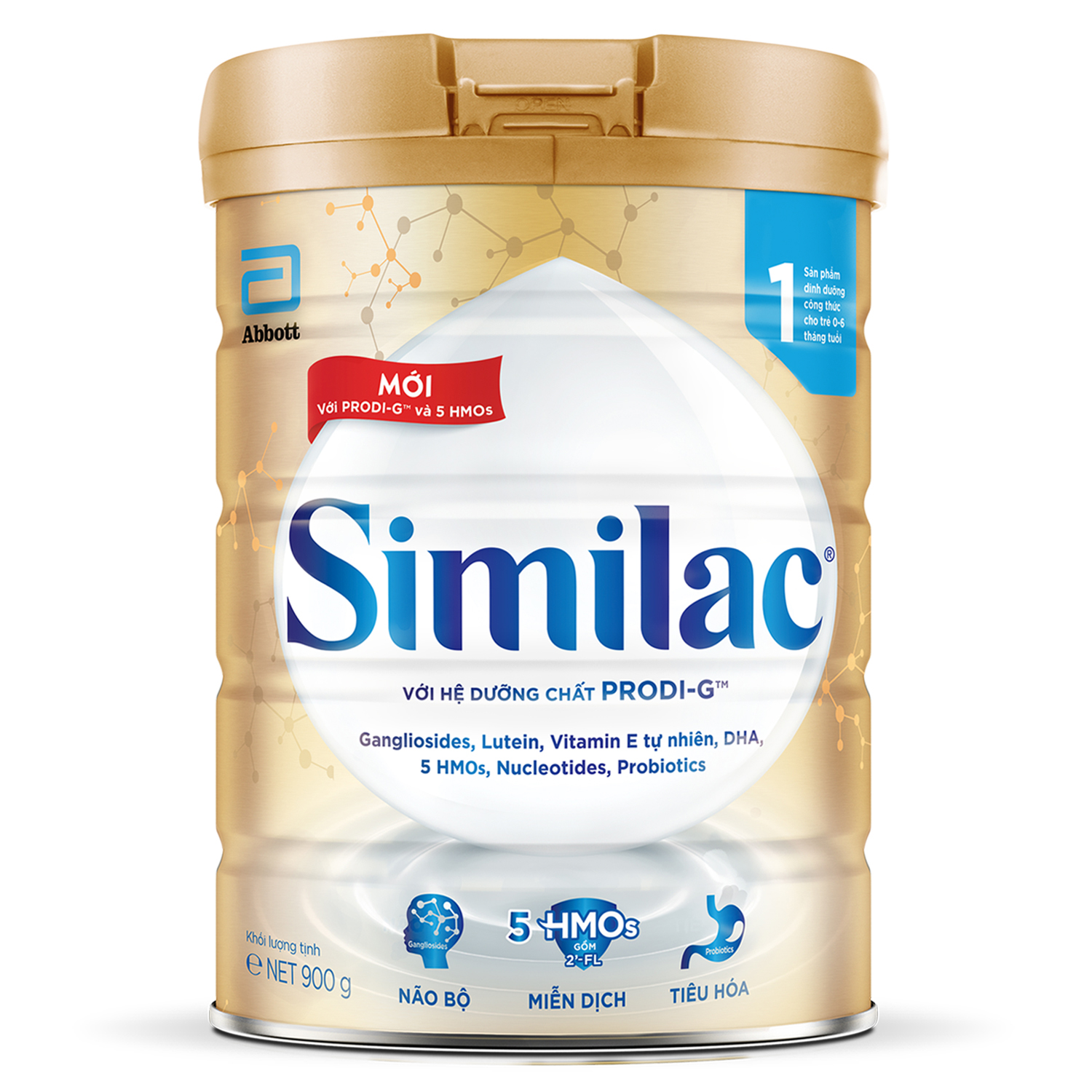 [Hoàn tiền 12%] Sữa Bột Similac 1 HMO 900g