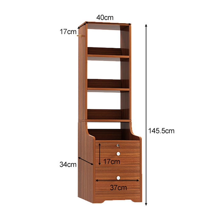 [Ảnh thật] Tủ đầu giường kiêm tủ sách PUK013
