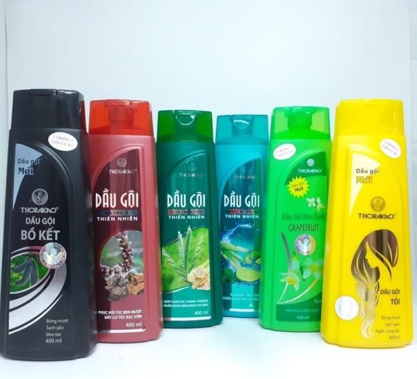 DẦU GỘI THORAKAO Bồ Kết, Hà Thủ Ô, Hoa Bưởi 400ml - Làm đẹp > Chăm sóc cá nhân > Chăm sóc tóc > Dầu gội