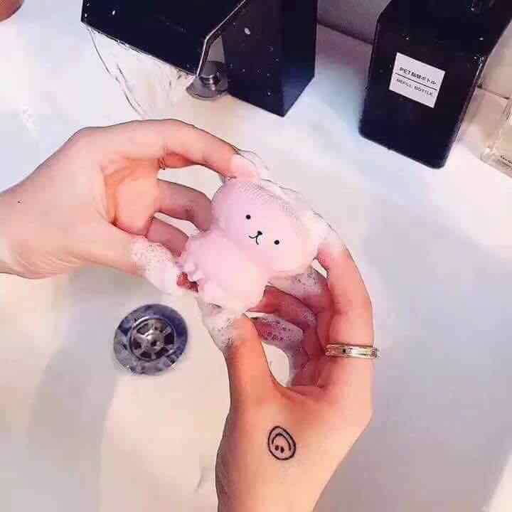 Cọ Rửa Mặt Và Masage Bạch Tuộc Siêu Êm