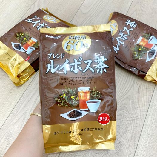 Hồng trà Nam Phi Orihiro 60 gói – Hỗ trợ chống oxy hóa, phòng ngừa bệnh tim mạch, tiểu đường