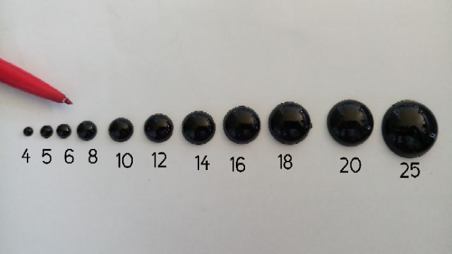Mắt Thú - Mắt Mèo 10mm-24mm