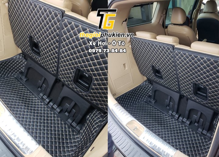 Lót cốp da 6D Kia Sedona